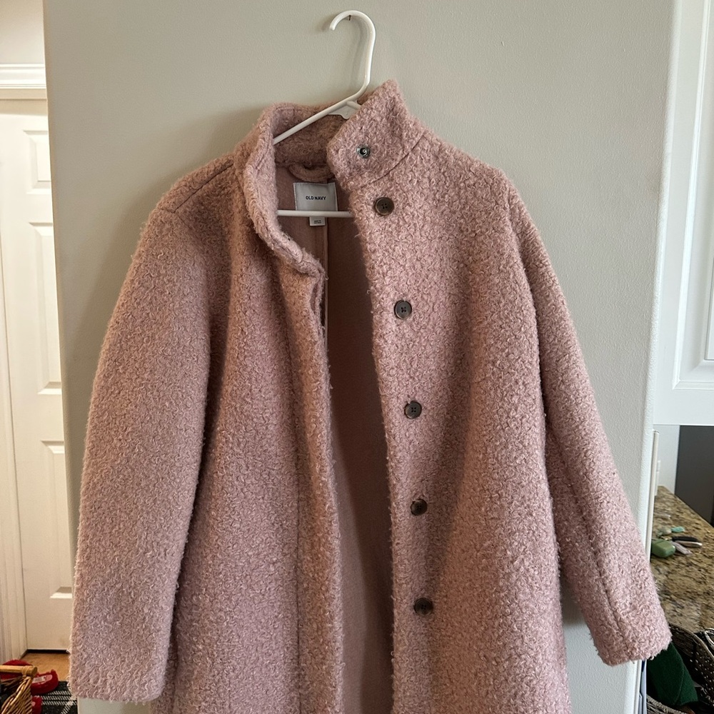 Old Navy Women's Blush Teddy Jacket